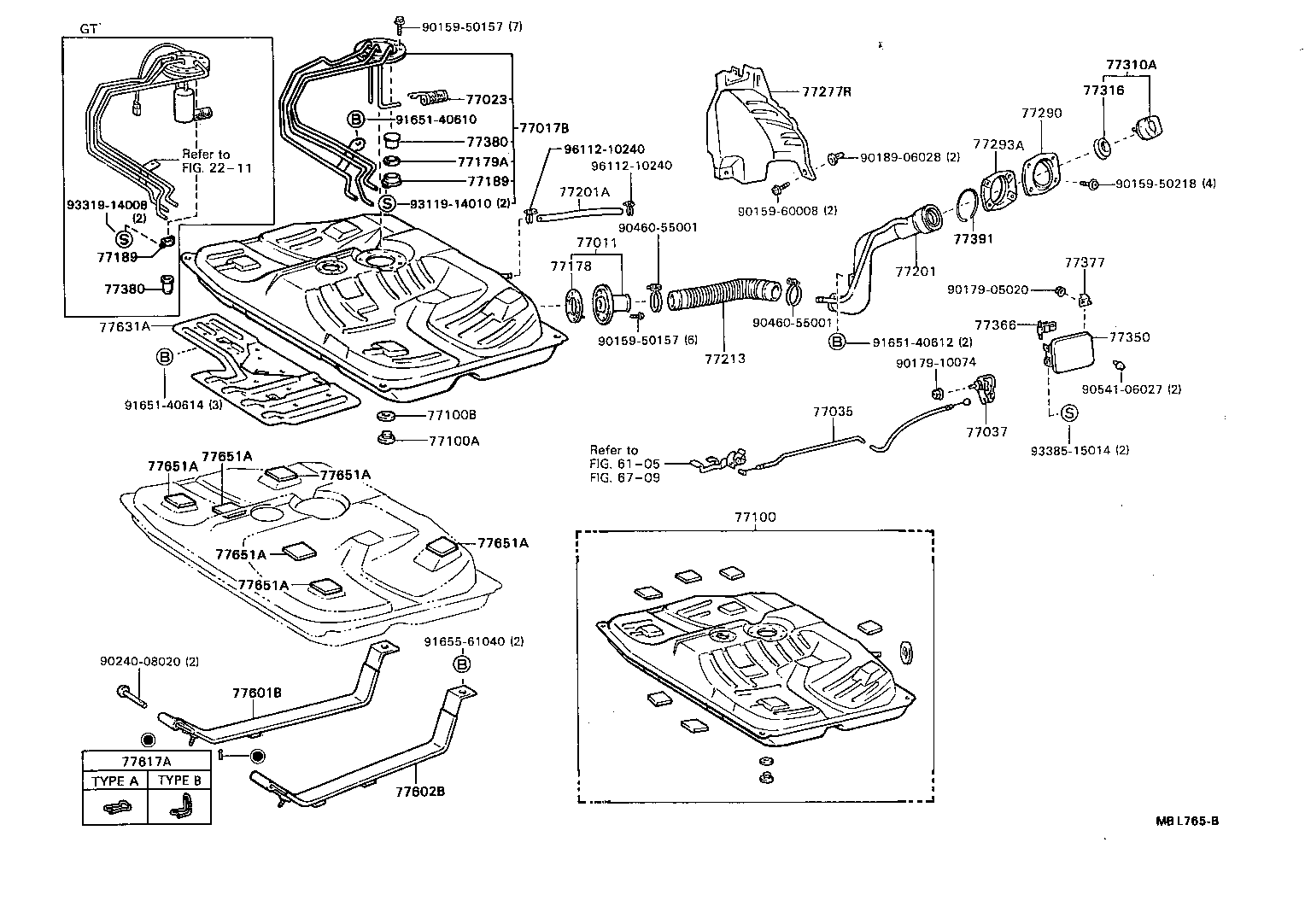 CELICA |  FUEL TANK TUBE