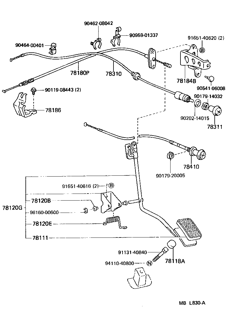  LAND CRUISER 60 |  ACCELERATOR LINK