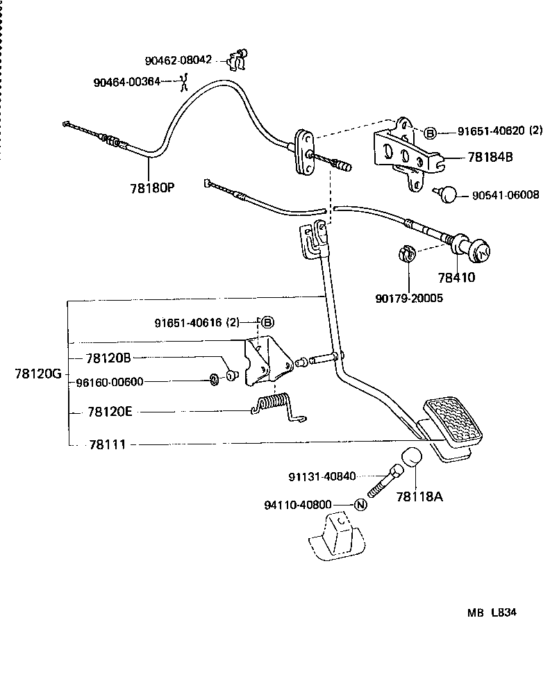  LAND CRUISER 60 |  ACCELERATOR LINK