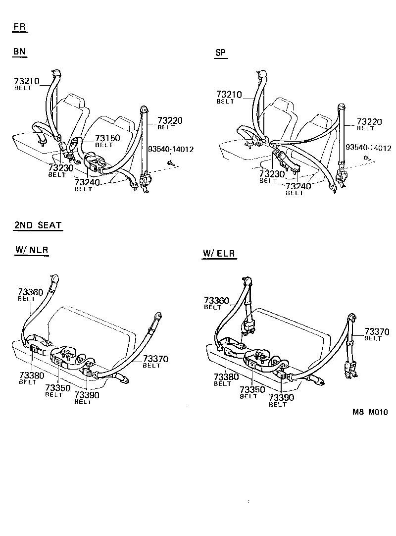 LAND CRUISER 60 |  SEAT BELT