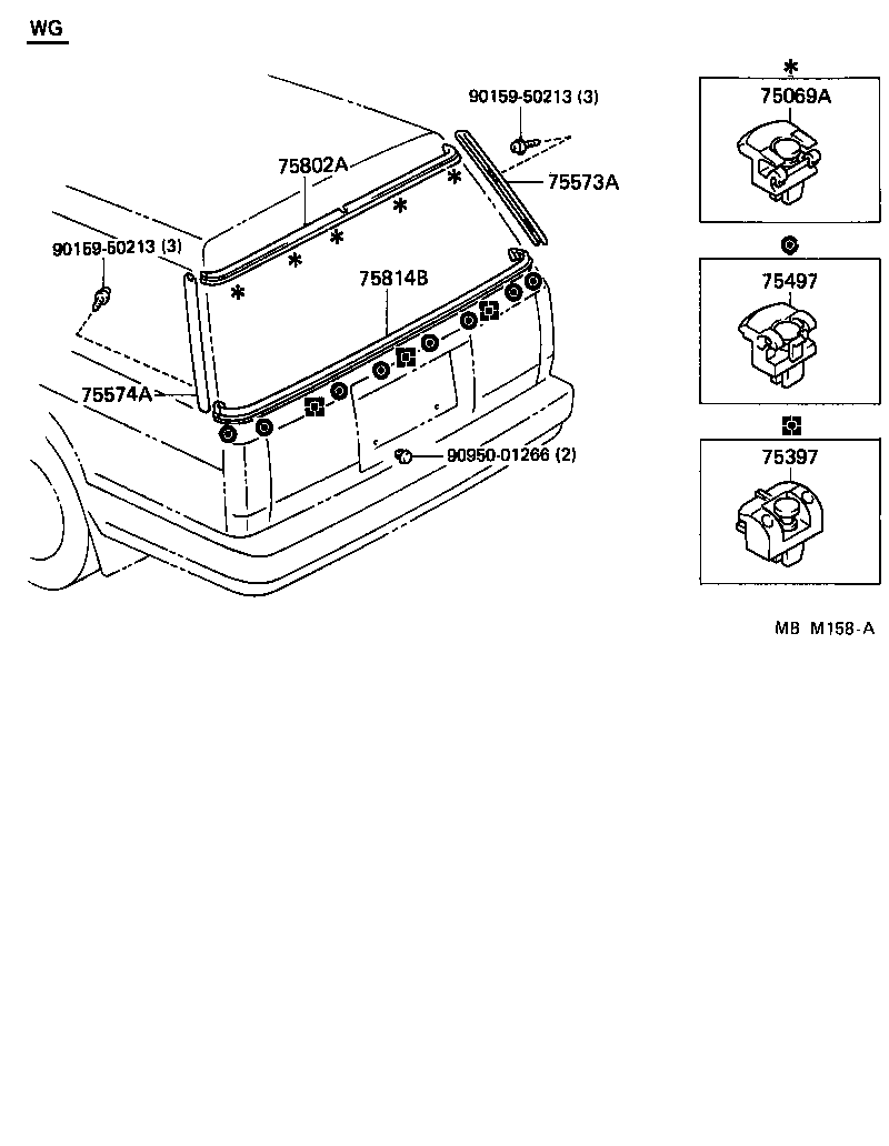  CROWN |  REAR MOULDING