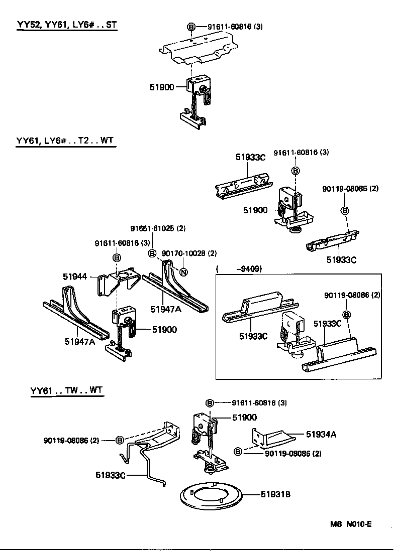  DYNA150 |  SPARE WHEEL CARRIER