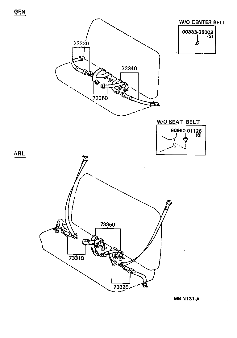  DYNA150 |  SEAT BELT