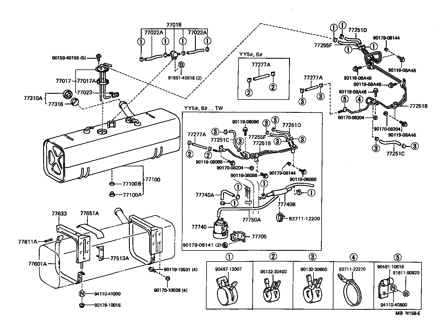  DYNA150 |  FUEL TANK TUBE