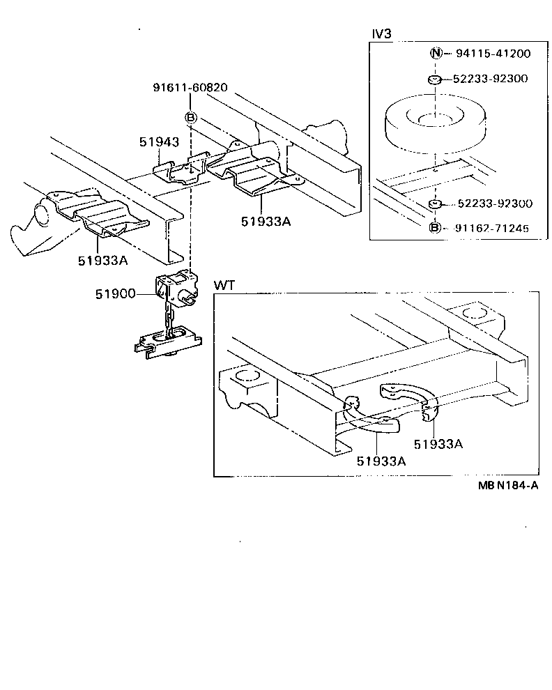  DYNA 200 |  SPARE WHEEL CARRIER