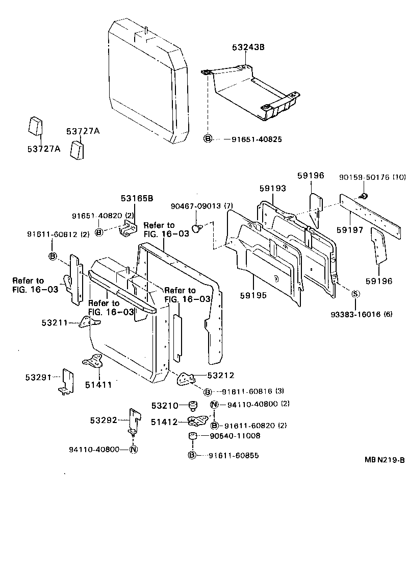  DYNA 200 |  RADIATOR SUPPORT WIND GUIDE