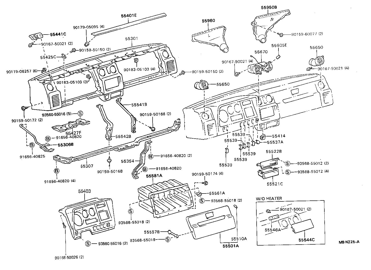  DYNA 200 |  INSTRUMENT PANEL GLOVE COMPARTMENT