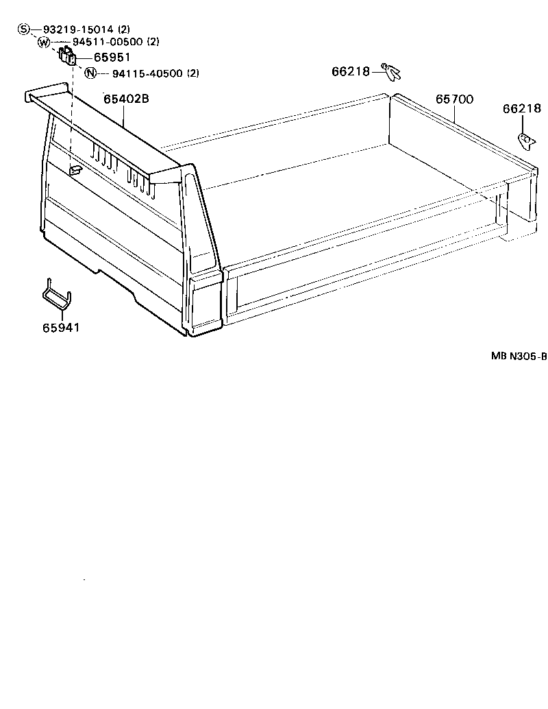  DYNA 200 |  REAR BODY GUARD FRAME TAIL GATE