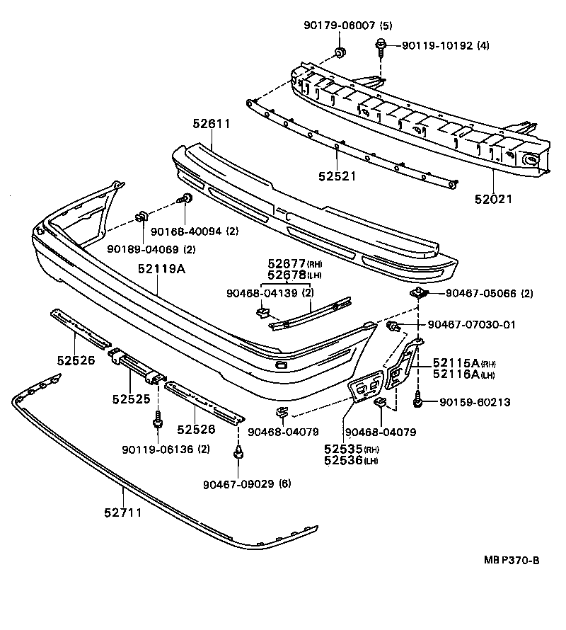  CRESSIDA |  FRONT BUMPER BUMPER STAY