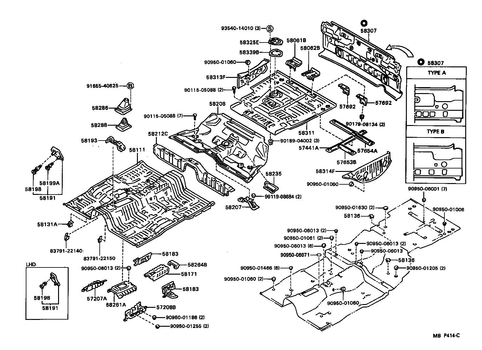  CRESSIDA |  FLOOR PAN LOWER BACK PANEL