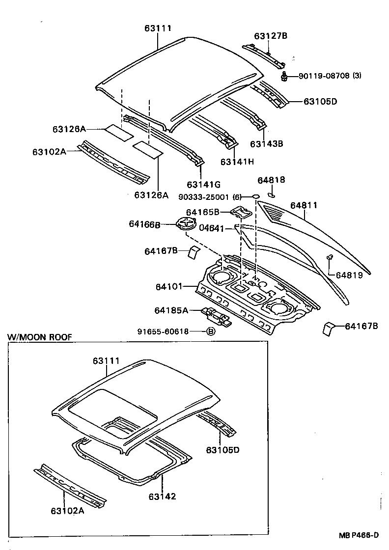  CRESSIDA |  ROOF PANEL BACK WINDOW GLASS