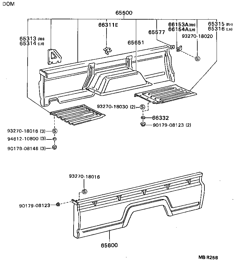  DYNA 200 |  REAR BODY SIDE PANEL