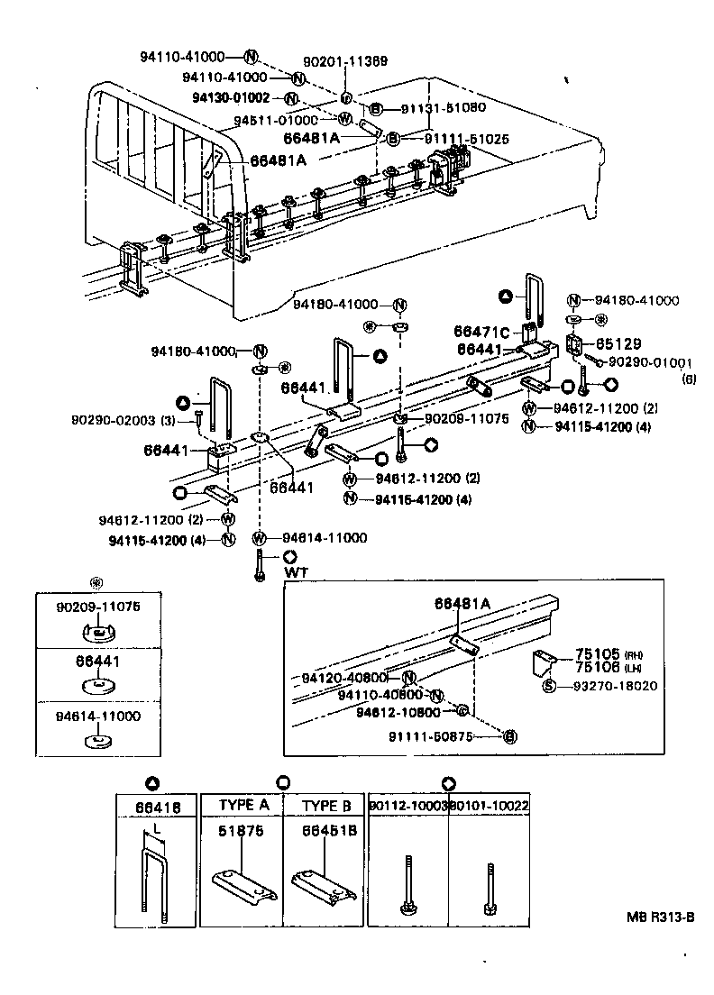  DYNA 200 |  REAR BODY MOUNTING