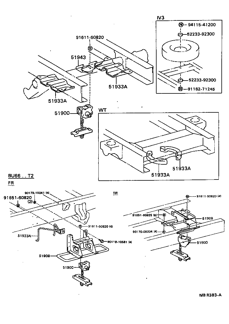  DYNA 200 |  SPARE WHEEL CARRIER