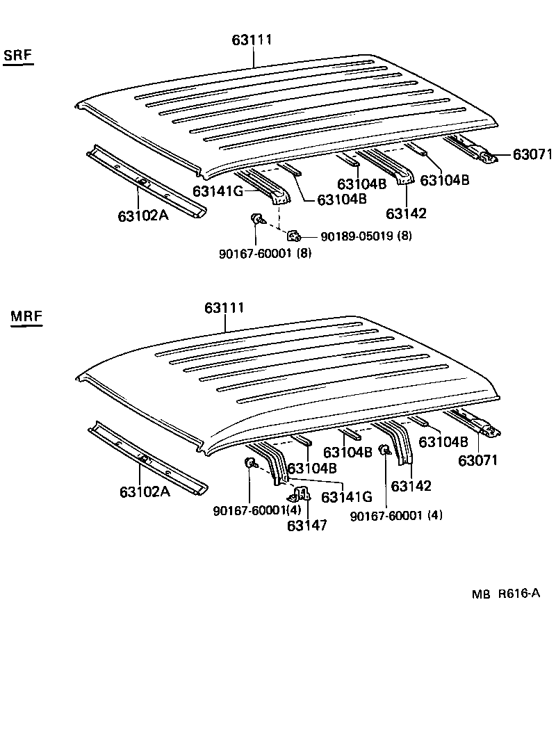  LITEACE |  ROOF PANEL BACK PANEL