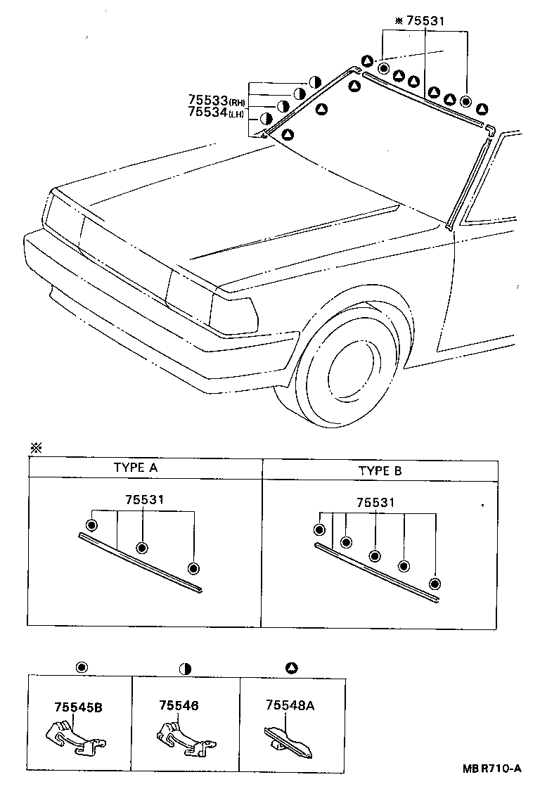  CRESSIDA WAGON |  FRONT MOULDING