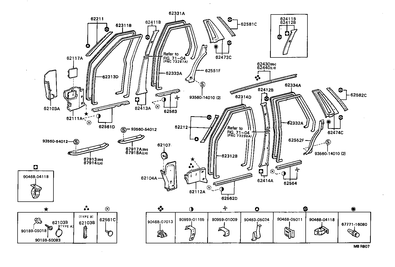 CRESSIDA WAGON | INSIDE TRIM BOARD DOOR OPENING TRIM MOULDING