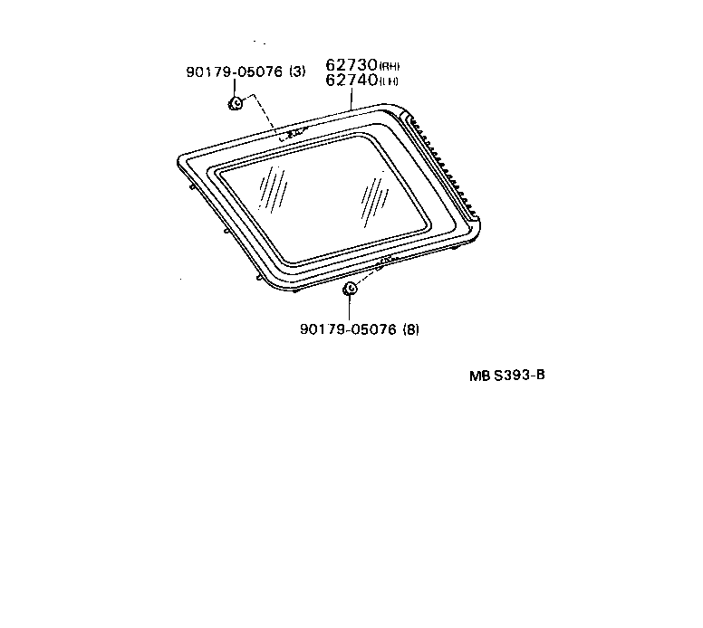  HILUX 4RUNNER 4WD |  SIDE WINDOW