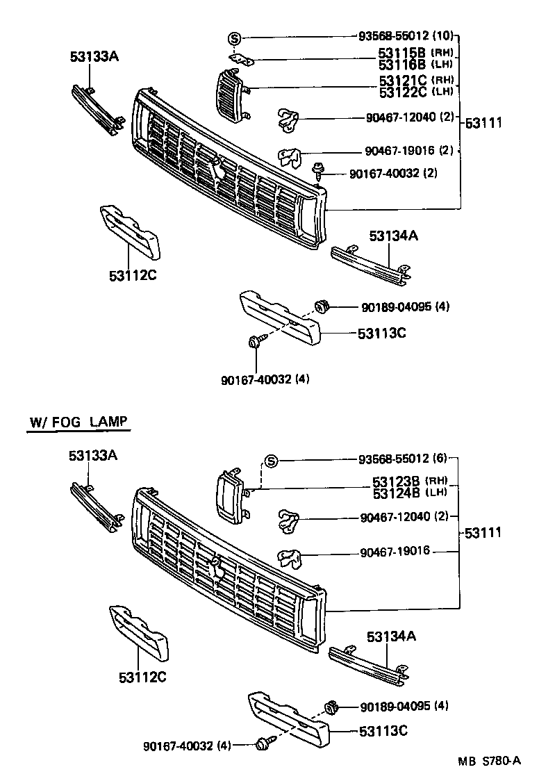  CROWN |  RADIATOR GRILLE