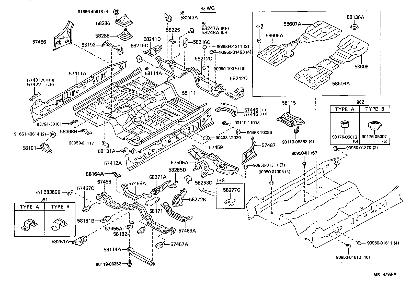  CROWN |  FLOOR PAN LOWER BACK PANEL