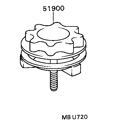  CAMRY NAP SED WG |  SPARE WHEEL CARRIER