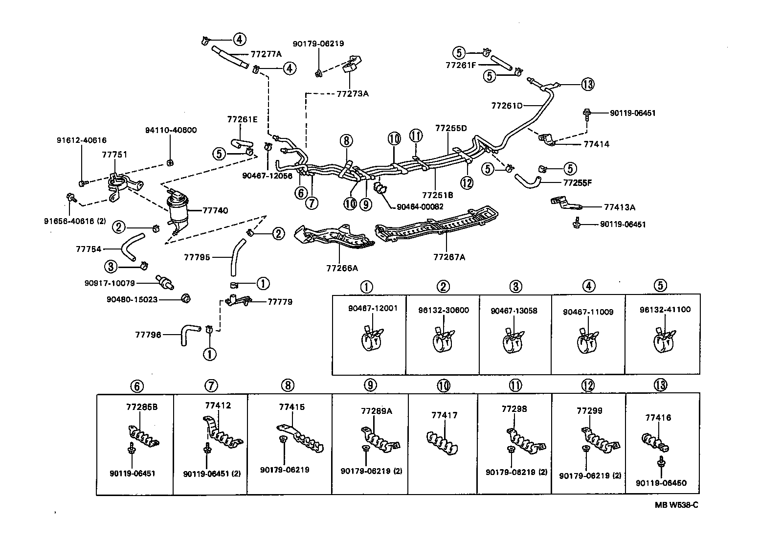  ES300 |  FUEL TANK TUBE