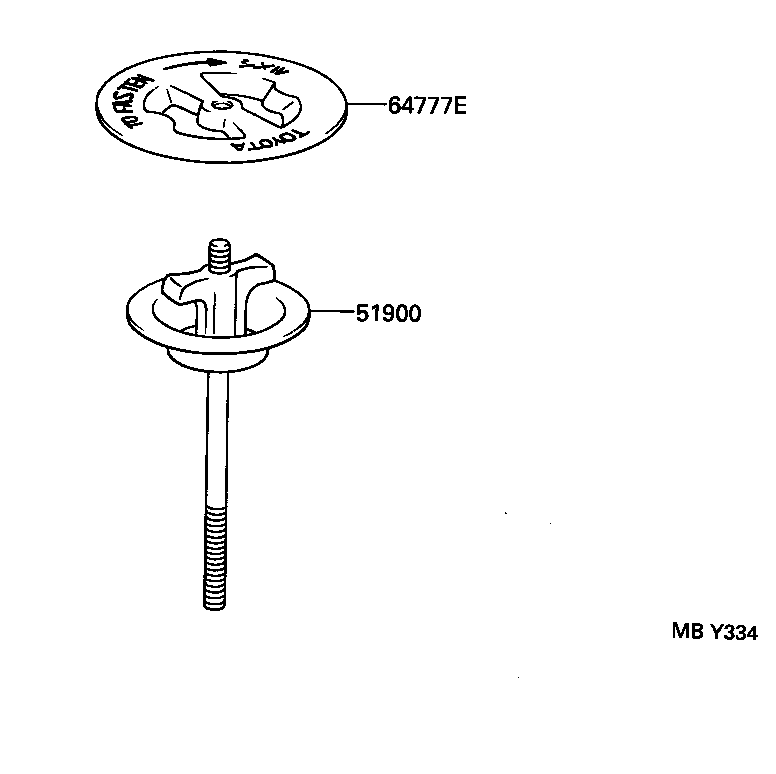  TERCEL |  SPARE WHEEL CARRIER