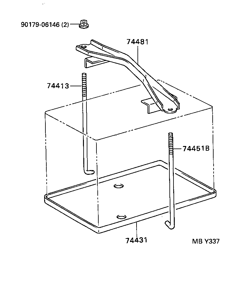  TERCEL |  BATTERY CARRIER