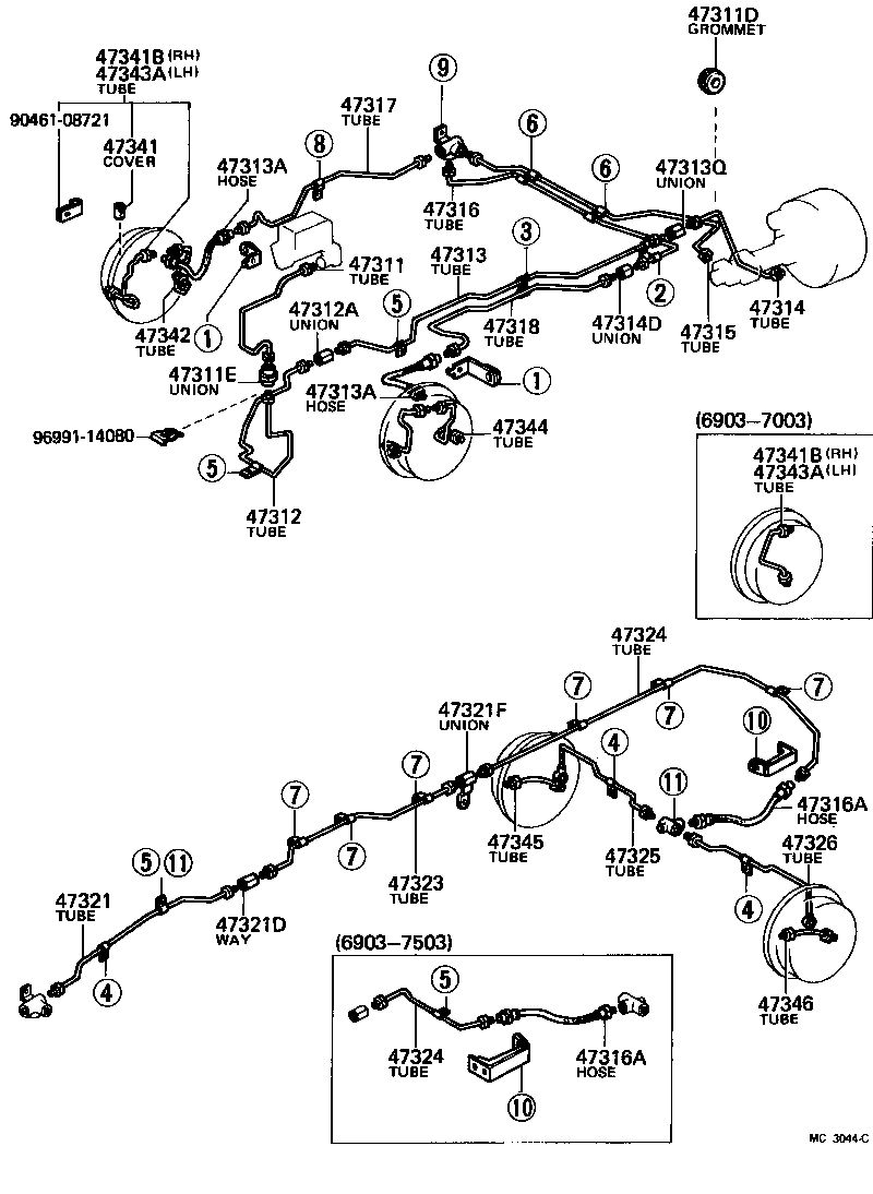  HEAVY DUTY TRUCK |  BRAKE TUBE CLAMP