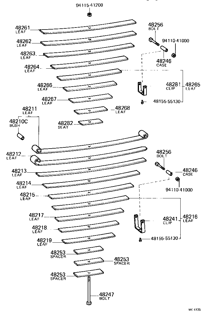  HEAVY DUTY TRUCK |  REAR SPRING SHOCK ABSORBER