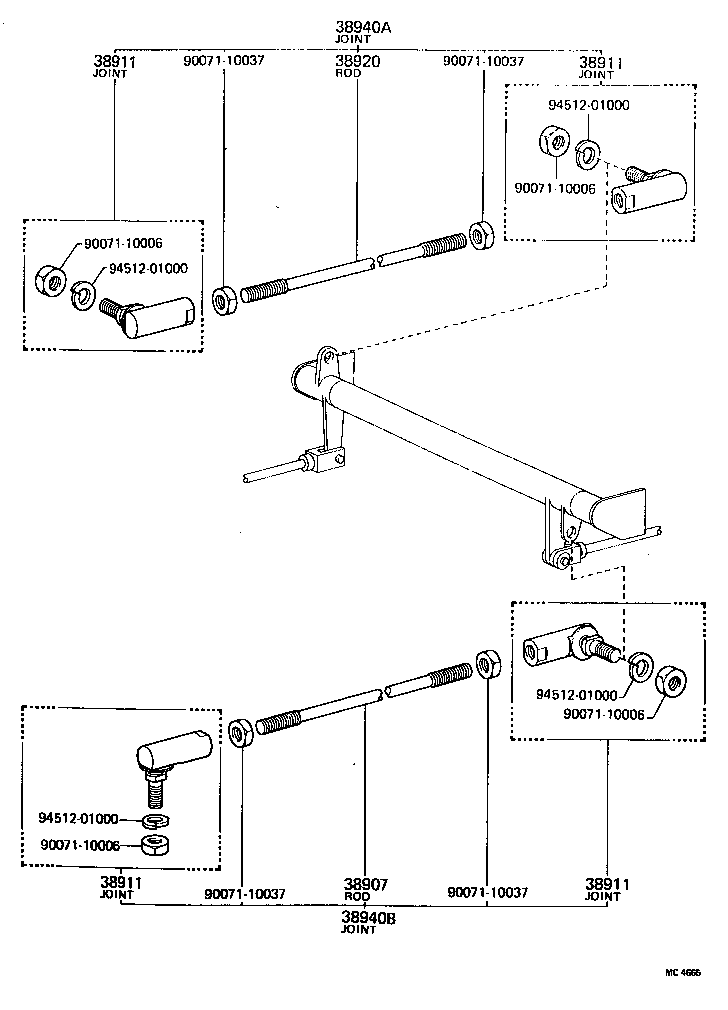  HEAVY DUTY TRUCK |  POWER TAKE OFF LEVER LINK