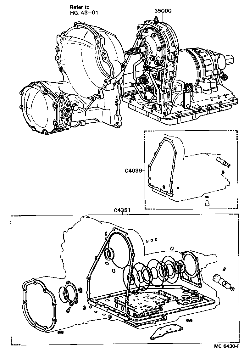  TERCEL |  TRANSAXLE OR TRANSMISSION ASSY GASKET KIT ATM