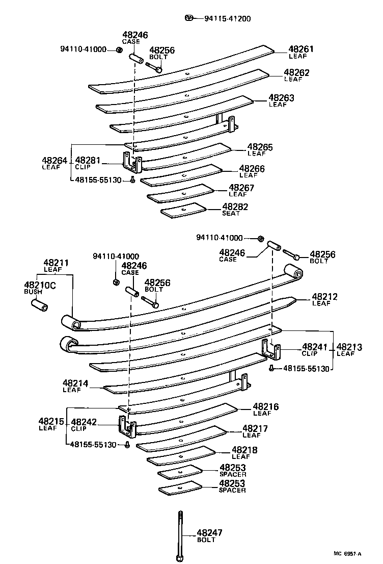  HEAVY DUTY TRUCK |  REAR SPRING SHOCK ABSORBER