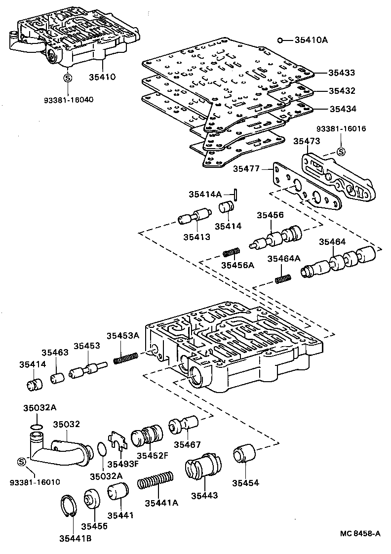  TERCEL |  VALVE BODY OIL STRAINER ATM