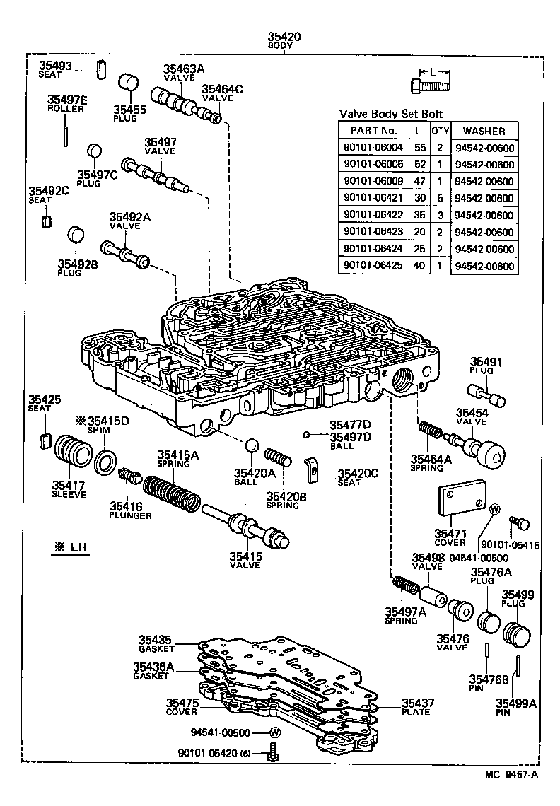  HIACE VAN COMUTER |  VALVE BODY OIL STRAINER ATM