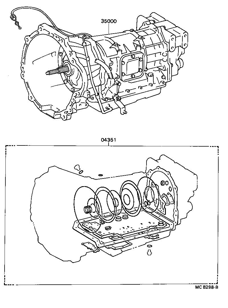  DYNA 200 |  TRANSAXLE OR TRANSMISSION ASSY GASKET KIT ATM