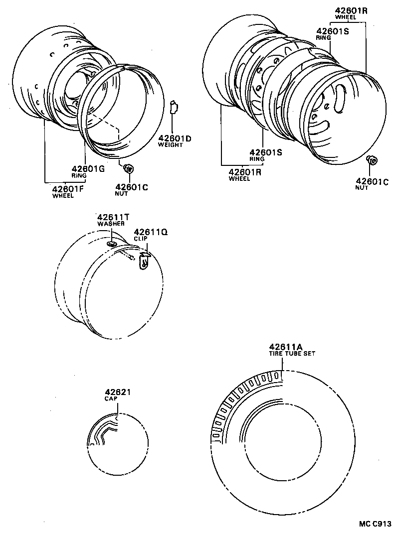  COASTER |  DISC WHEEL WHEEL CAP