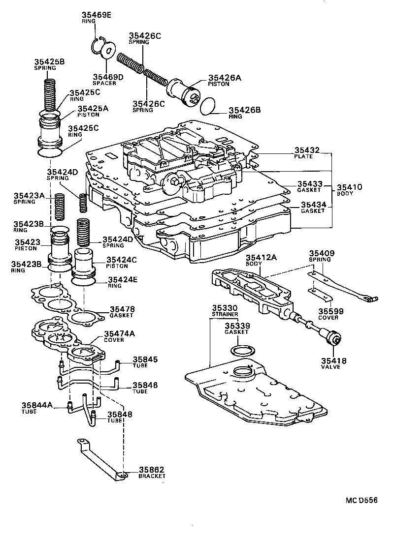  CAMRY |  VALVE BODY OIL STRAINER ATM