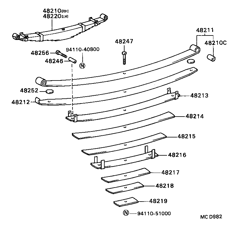  COASTER |  REAR SPRING SHOCK ABSORBER
