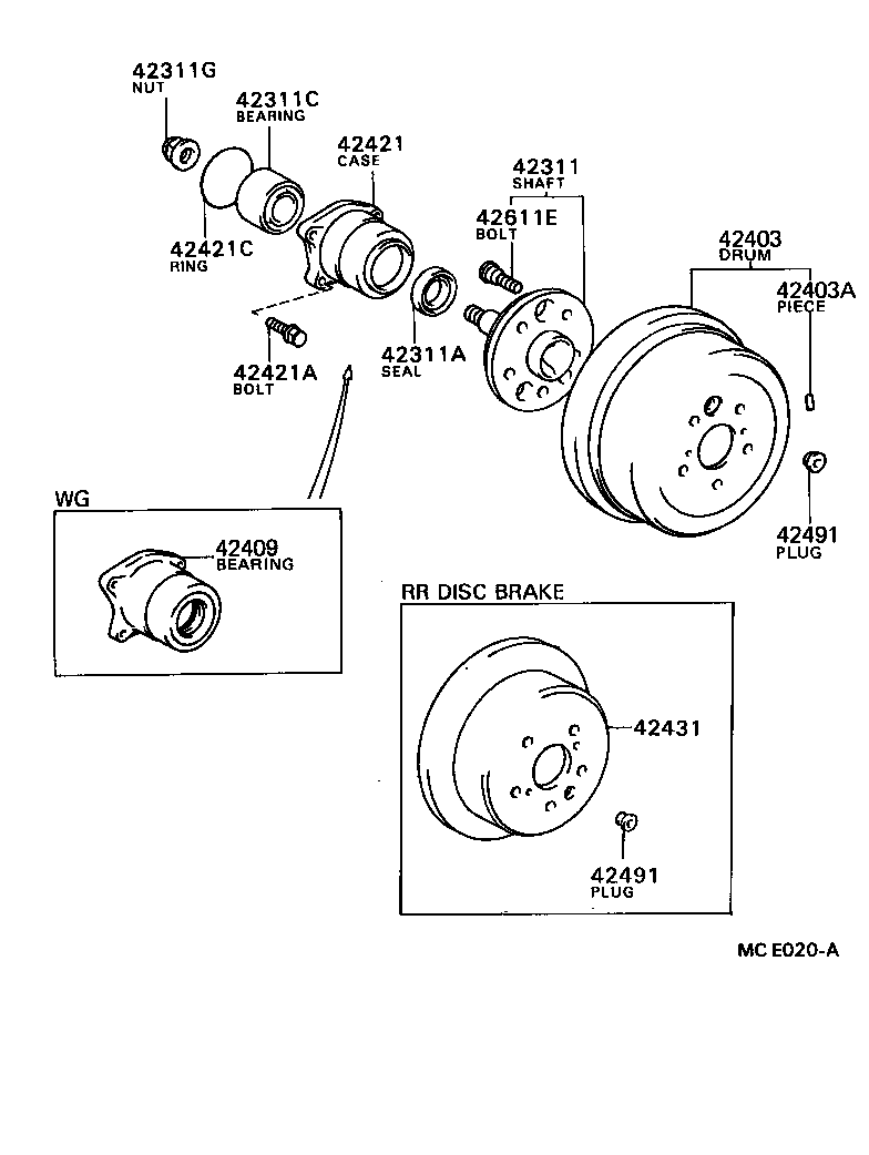  CAMRY |  REAR AXLE SHAFT HUB