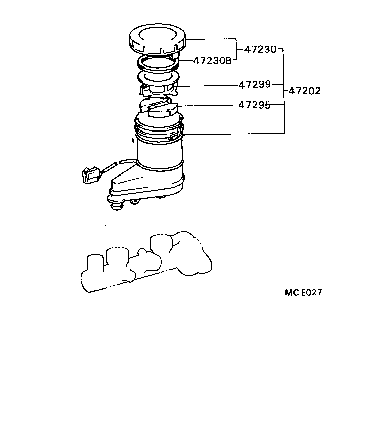  CAMRY |  BRAKE MASTER CYLINDER