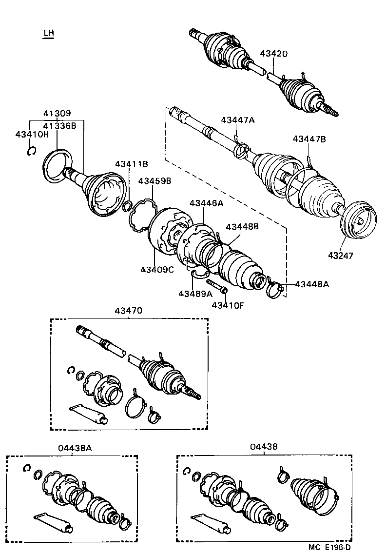  CAMRY |  FRONT DRIVE SHAFT