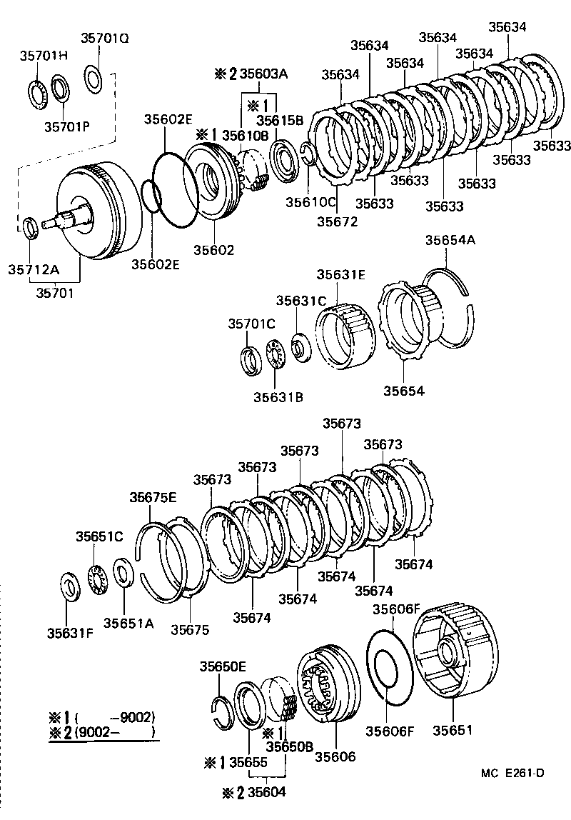  LAND CRUISER 60 |  BRAKE BAND MULTIPLE DISC CLUTCH ATM