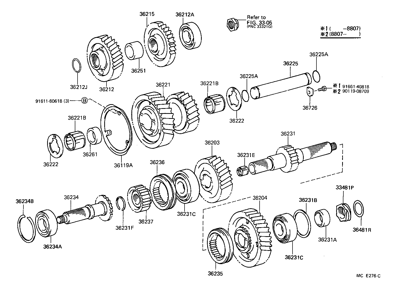  LAND CRUISER 60 |  TRANSFER GEAR