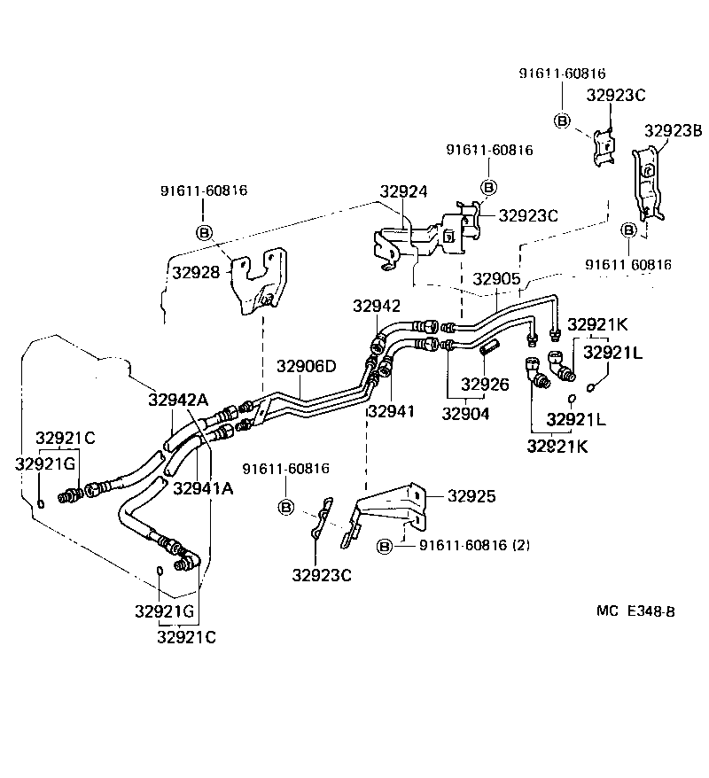  LAND CRUISER 60 |  OIL COOLER TUBE ATM