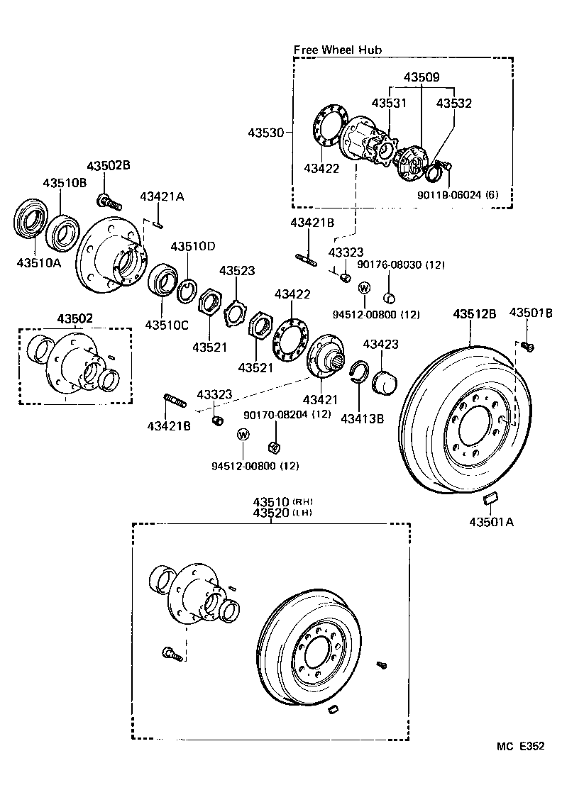  LAND CRUISER 60 |  FRONT AXLE HUB