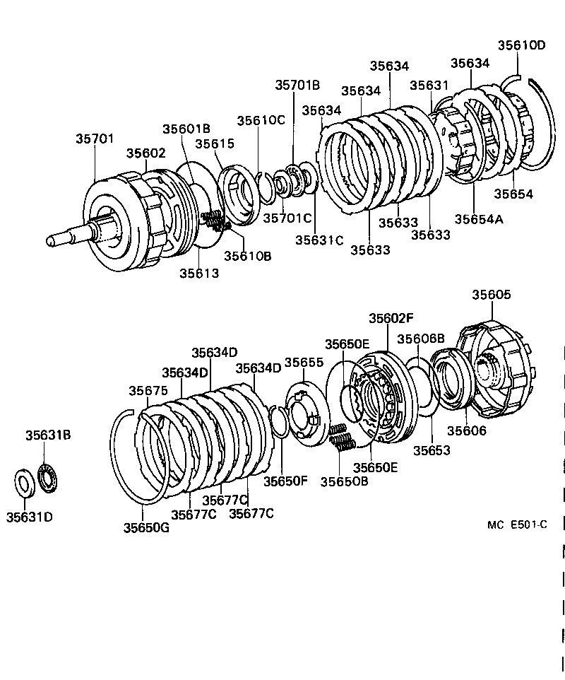 CROWN | BRAKE BAND MULTIPLE DISC CLUTCH ATM