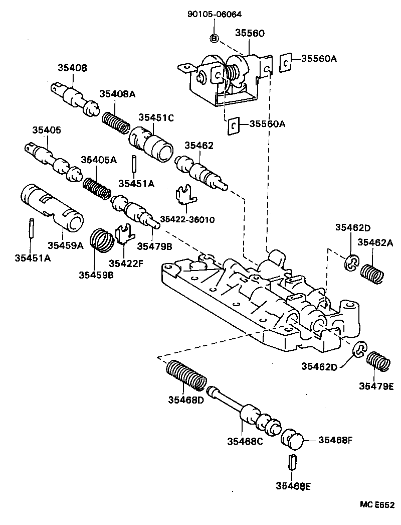  DYNA 200 |  VALVE BODY OIL STRAINER ATM