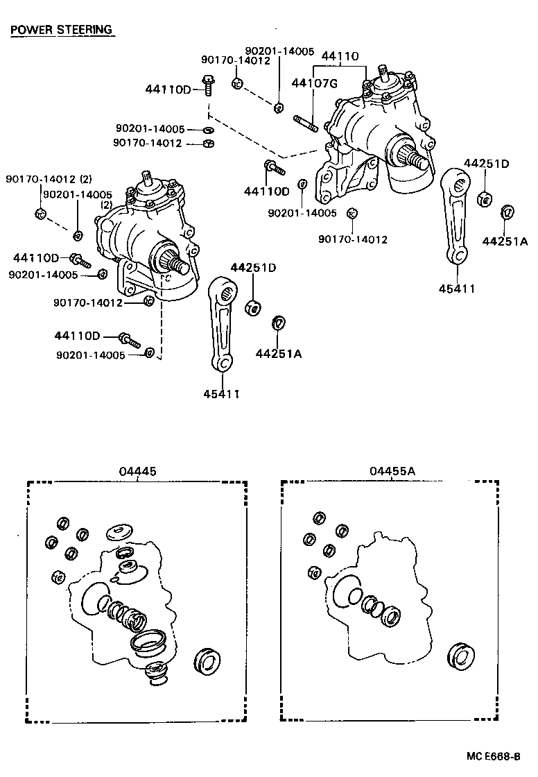  DYNA 200 |  FRONT STEERING GEAR LINK