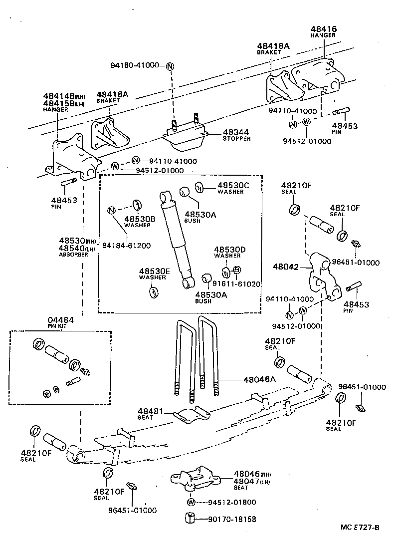  DYNA 200 |  REAR SPRING SHOCK ABSORBER